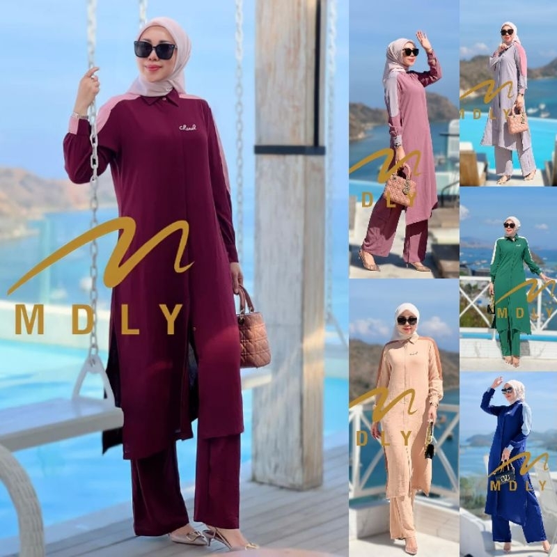 AERI Set Celana Wanita By MDLY - TZY. Olshop