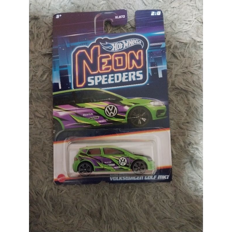Hotwheels VW Golf MK7 Neon Speeders