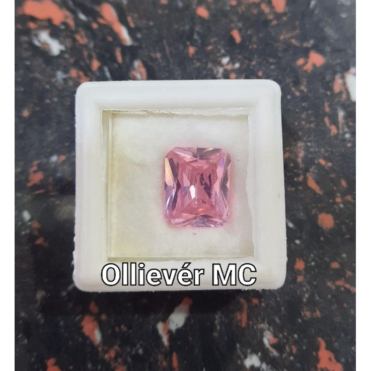 Batu Pink Safir Asli Top Luster