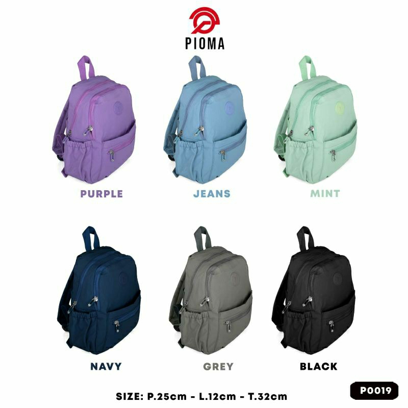 TAS RANSEL WANITA IMPORT TAS RANSEL PIOMA P0019 TAS RANSEL KERJA WANITA PIOMA ALLEY BEST SELLER TERBARU BISA BAYAR DITEMPAT.!!!!