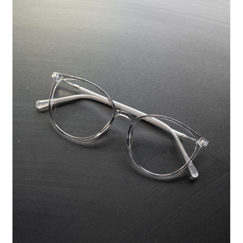 Flavia Eyewear - Kacamata Malta Round Plastic (custom minus, photochromic, blueray, bluechromic dan photobrown)