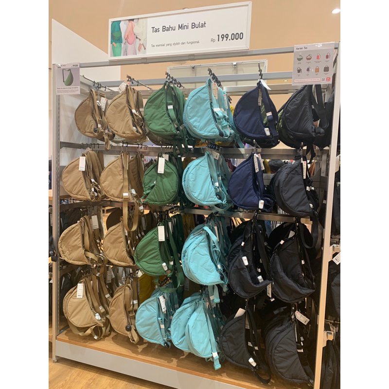 READY STOCK UNIQLO TAS MINI BAHU SELEMPANG SHOULDER BAG JASTIP ORIGINAL