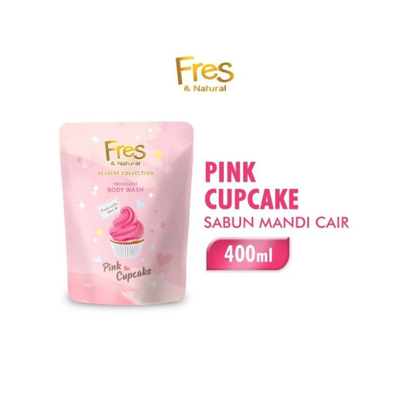 Fres and Natural Sabun Mandi Pink cupcake 450 ml