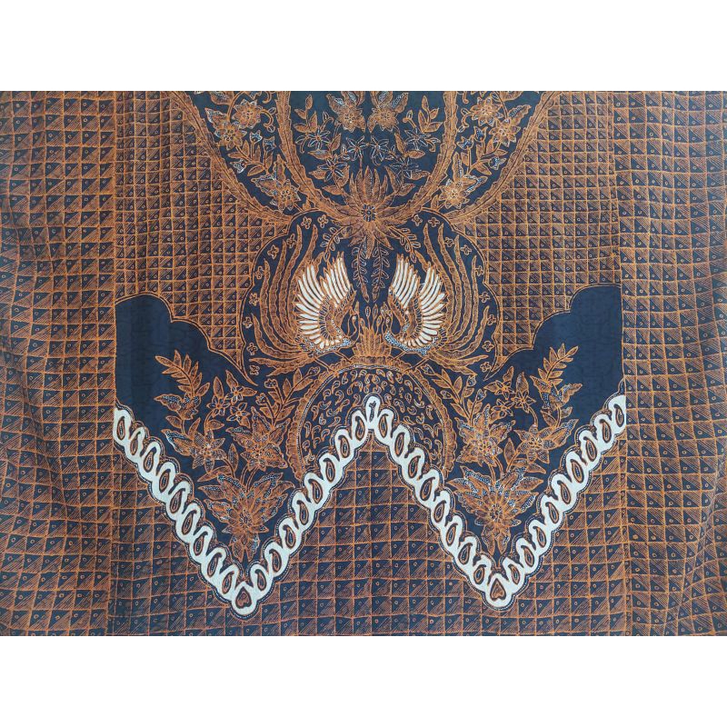 PREMIUM KAIN BATIK KEMEJA POLA FULL TULIS/ BAHAN SUTRA BARON/ ASLI BATIK PEKALONGAN