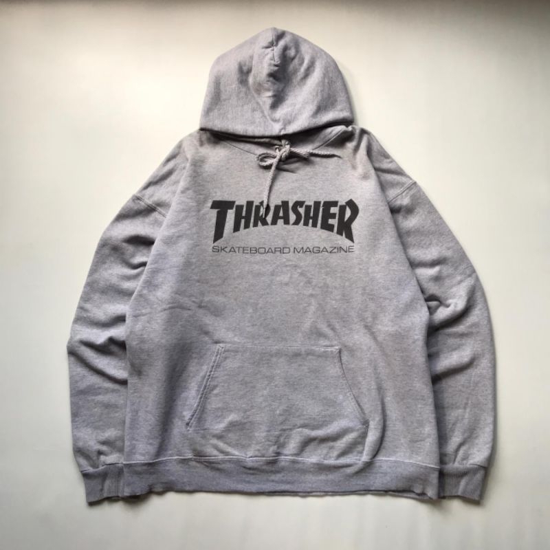 Hoodie Thrasher Skatemag Grey