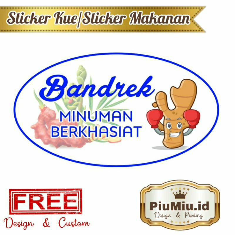 

STICKER BANDREK/STICKER MINUMAN