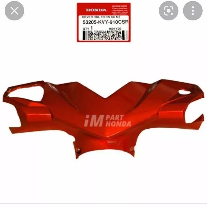 Batok Depan Merah beat karbu Original AHM