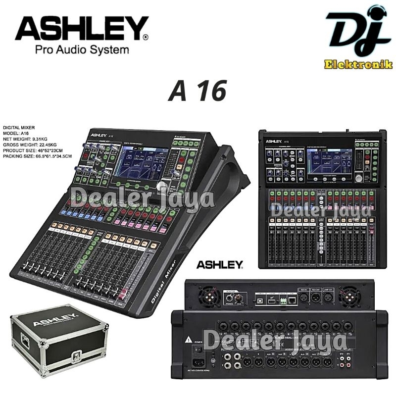 Mixer Digital Ashley A 16 / A16 - 16 channel
