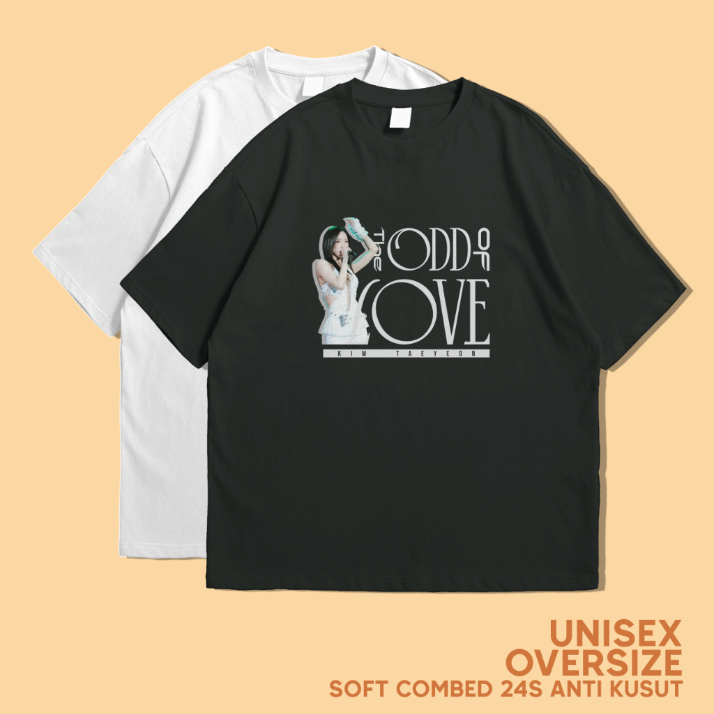 KAOS OVERSIZE KIM TAEYEON SNSD THE ODD OF LOVE CONCERT C COMBED 24s PREMIUM UNISEX