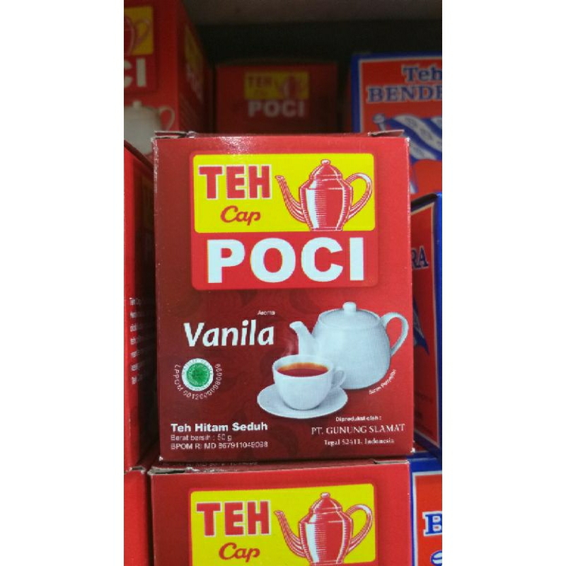 

KZ - teh cap poci vanila 50g teh hitam seduh