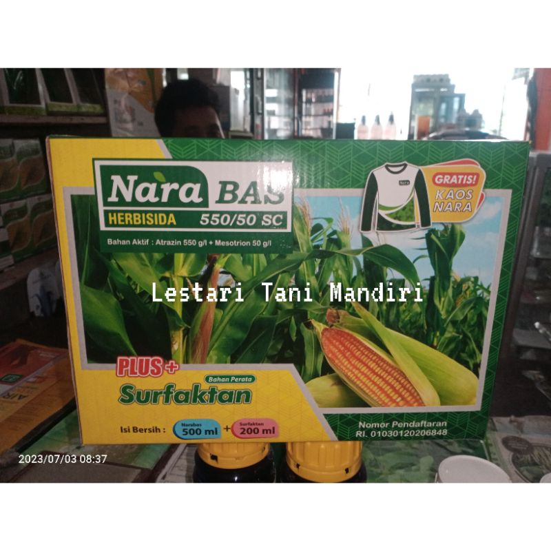 Herbisida NaraBAS kemasan 500 Gr