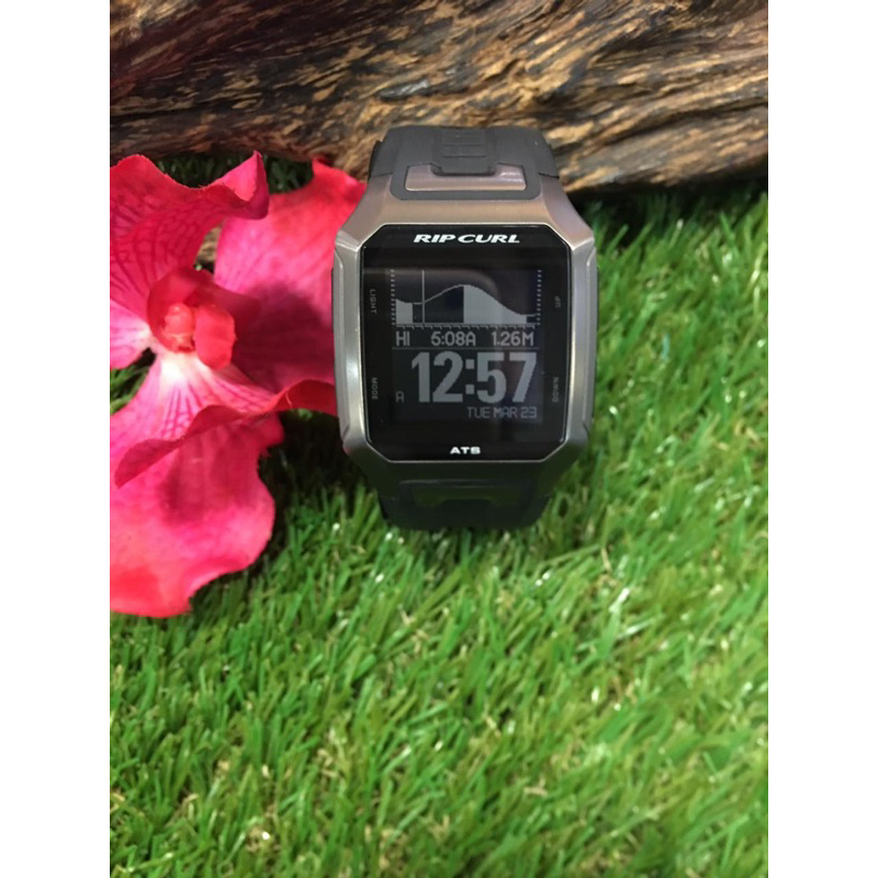 Jam tangan Ripcurl rifles Titanium Auto-Set Tide Watch