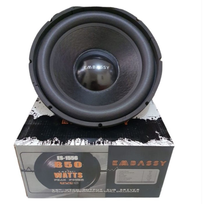 Subwoofer embassy es-1556 subwoofer 15 inch embassy es1556