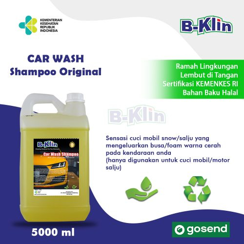 Shampoo Cuci Mobil Motor Snow wash Car Wax Bklin B-Klin 5 liter