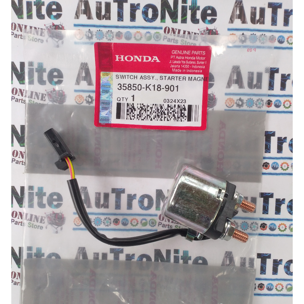 SWITCH ASSY STARTER MAGNETIC 35850-K18-901 Original Honda CB 150 Verza 35850K18901