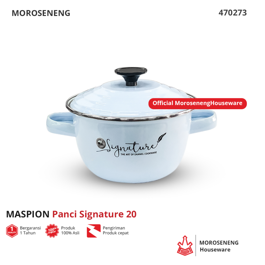 Panci Enamel Signature Panci Sayur Maspion 20cm