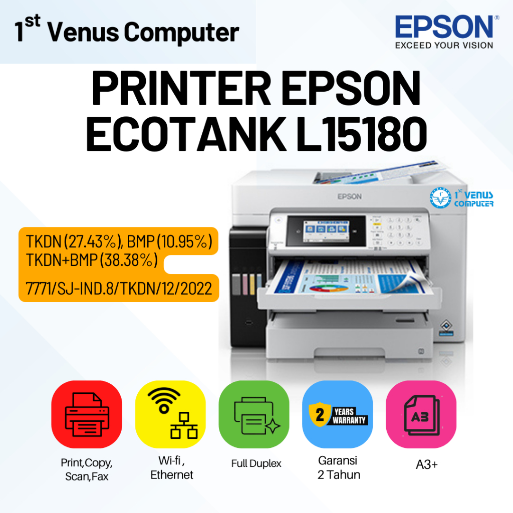 (TKDN) PRINTER EPSON ECOTANK L15180