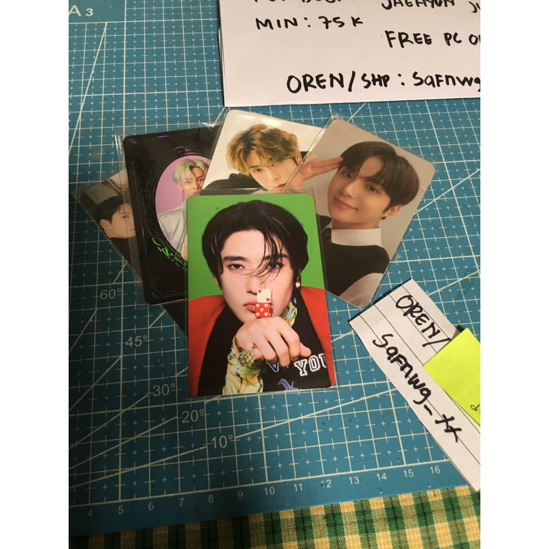 photocard jaehyun binder sticker