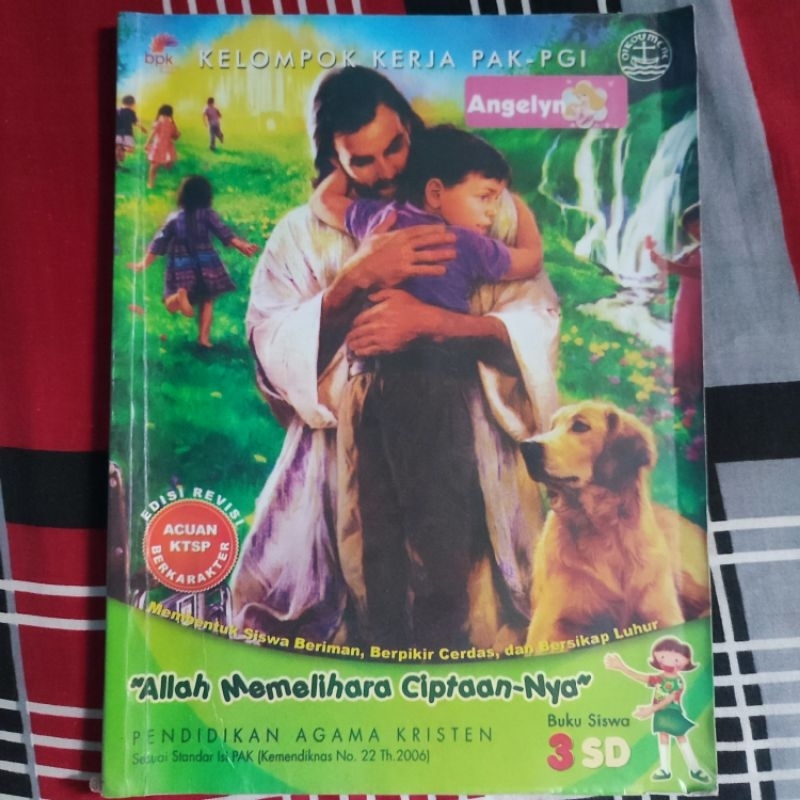 Buku agama Kristen kelas 3 SD buku bekas | Bpk gunung mulia | KTSP 2006