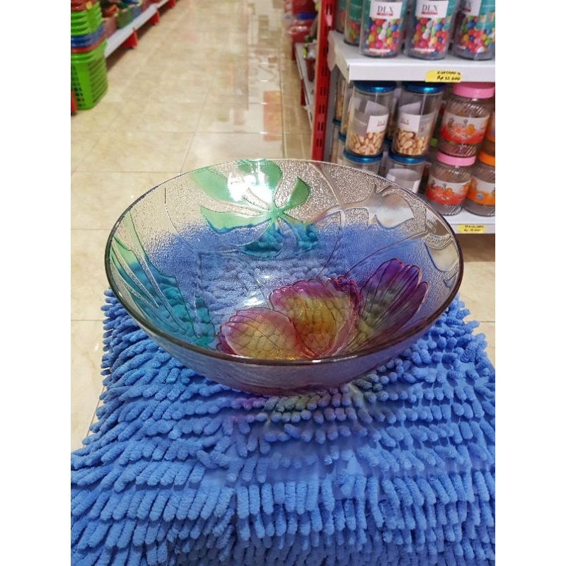 Mangkok sayur besar/Mangkok beling kaca bunga/Mangkok VS10
