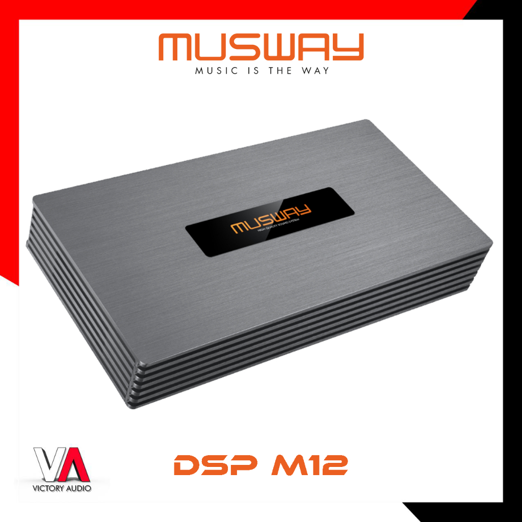 DSP Digital Sound Processor MUSWAY M12 16CH DSP Built in Power Amplifier Full Range Class D 12CH Bridgeable ORIGINAL BERGARANSI RESMI