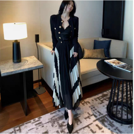 Asymetris Rok Wanita / Skirt Rok 4124