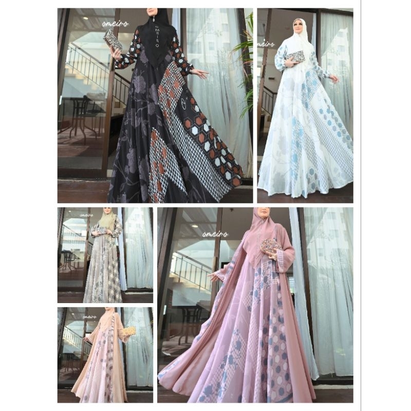 Queen Beyza Syar'i by Omeiro 050623, bisa tanpa outer