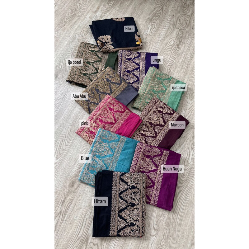 SONGKET BORDIR PRADA BENANG EMAS