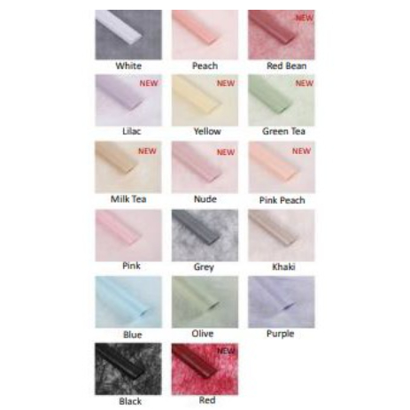 

5 LEMBAR Kertas Bunga CELLOPHANE Premium Cotton Paper Korea