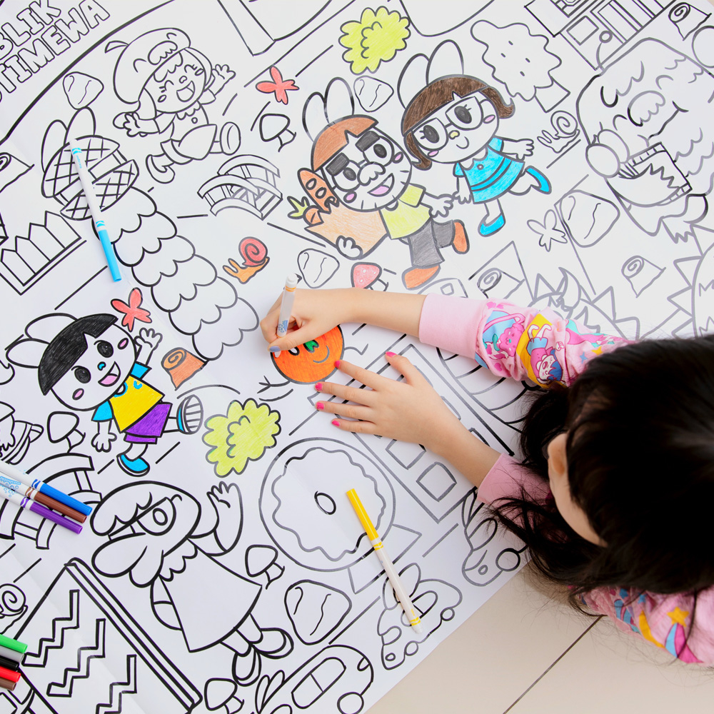 

Fun Cican Giant Coloring Paper Activity