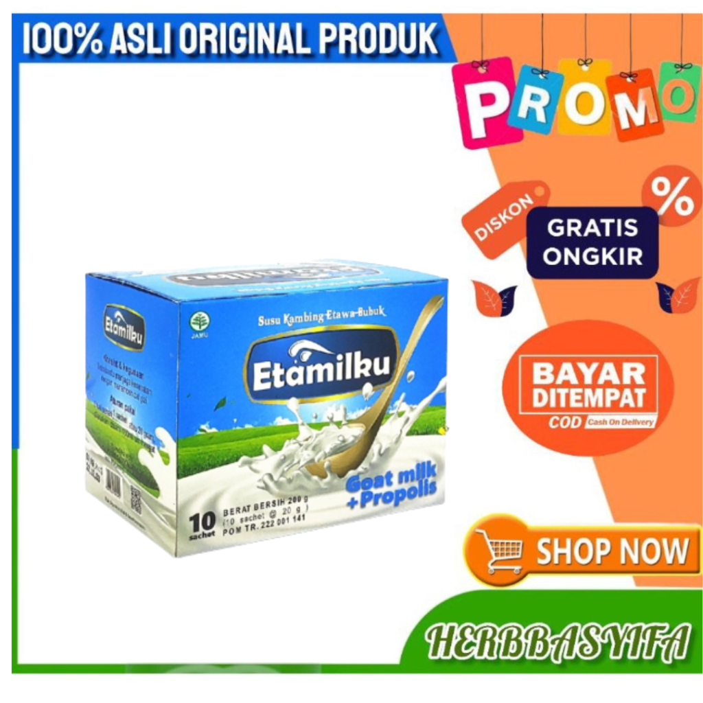 

Susu Kambing Etawa plus Propolis Etamilku Asli Original Harga Promo