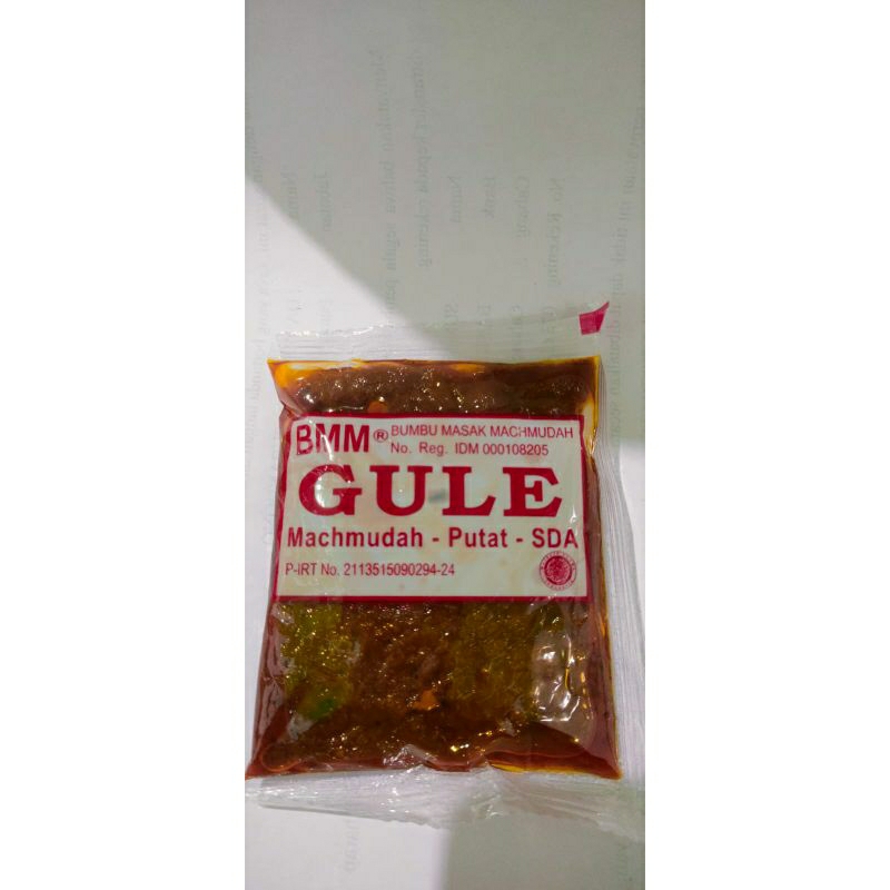 

Bumbu masak instan Machmudah Gule (BMM)