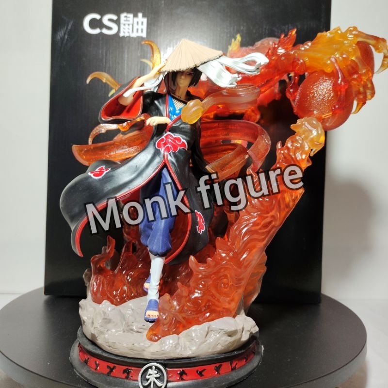 Statue Akatsuki Itachi Uchiha Clouds Studio with LED Recast