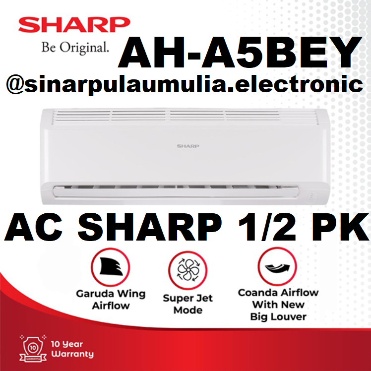 Sharp AC Garuda Series 1/2 PK - AH-A5BEY / AHA5BEY / AH A 5 BEY / AHA 5BEY