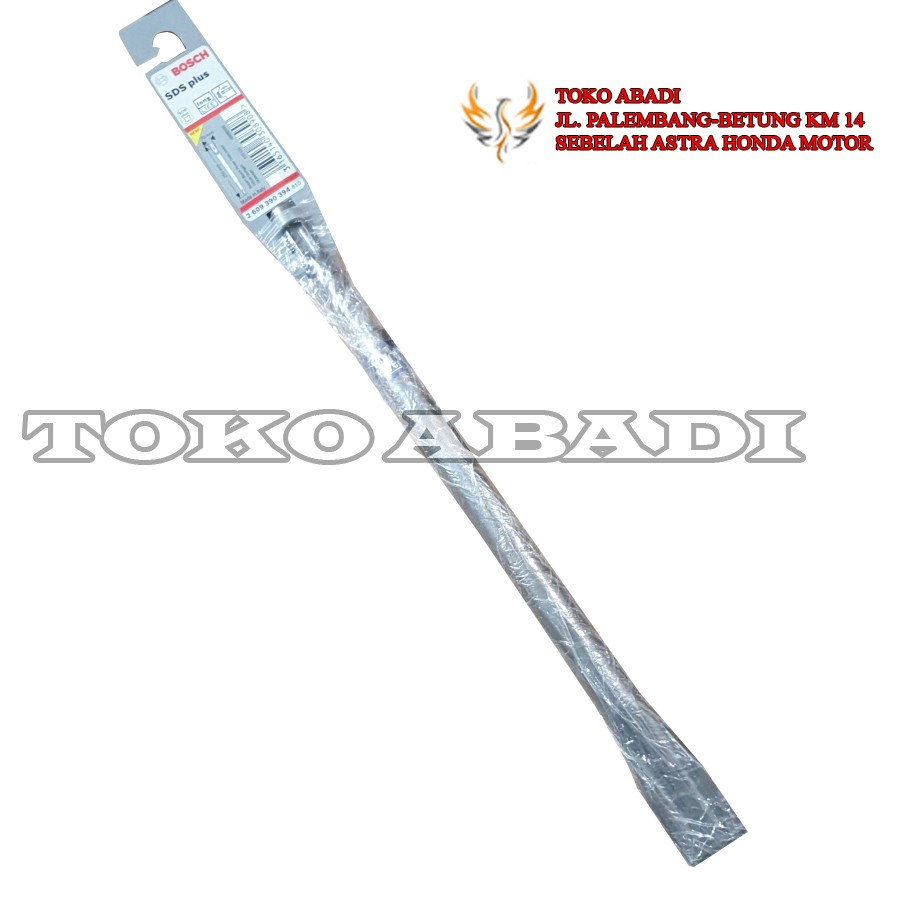 MATA BOR BETEL PAHAT SDS PLUS CHISEL BOR BOBOK FLAT GEPENG ORIGINAL MADE IN ITALY Merk BOSCH