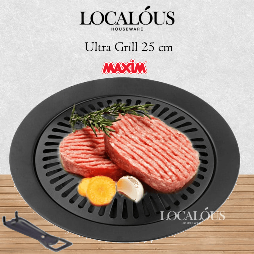 ULTRA GRILL MAXIM /alat panggang / panggang daging /barbeque / pan / anti lengket / grill BBQ Teflon