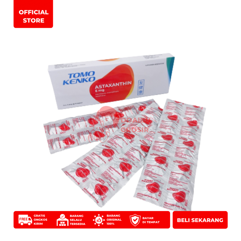 Tomo Kenko Astaxanthin Kemasan Strip