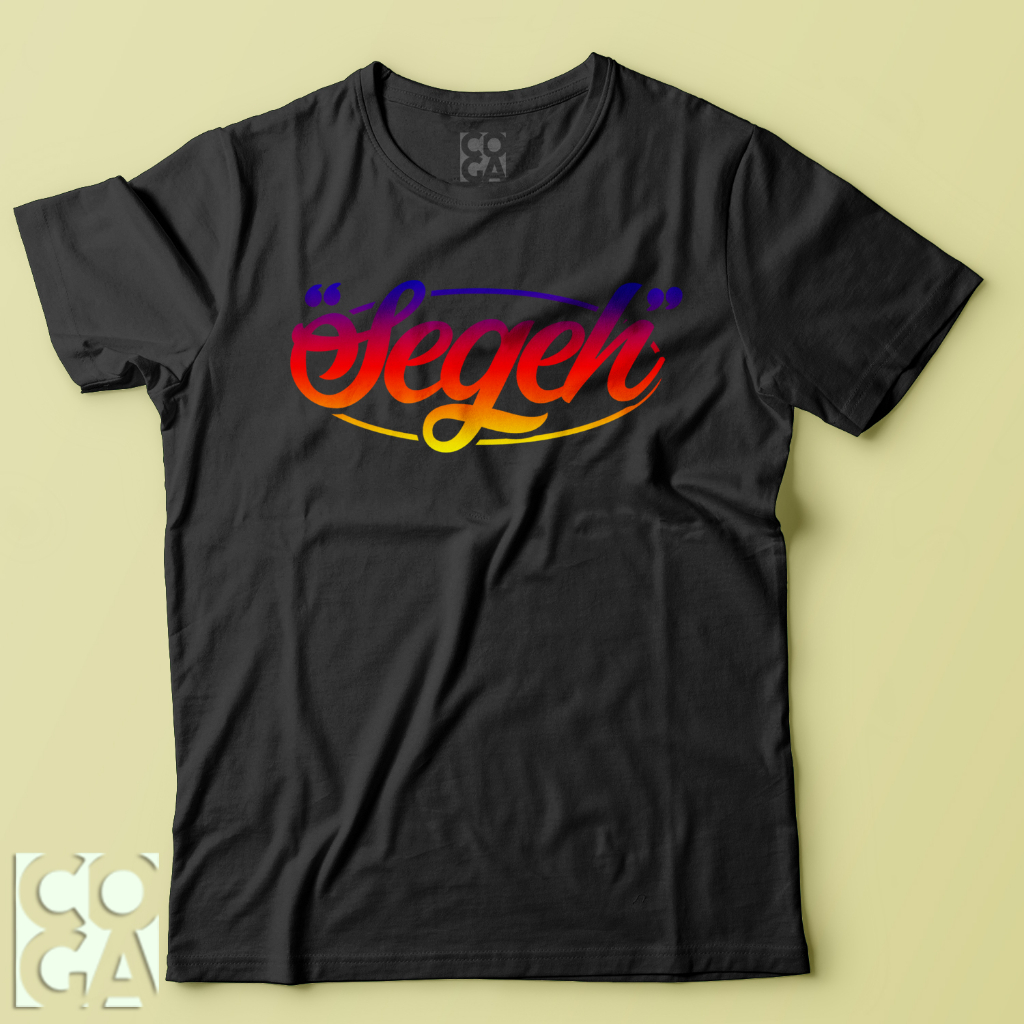 Kaos COGA kaos Kata Kata Lucu Quote Kaos Minang Desain Keren | Segeh