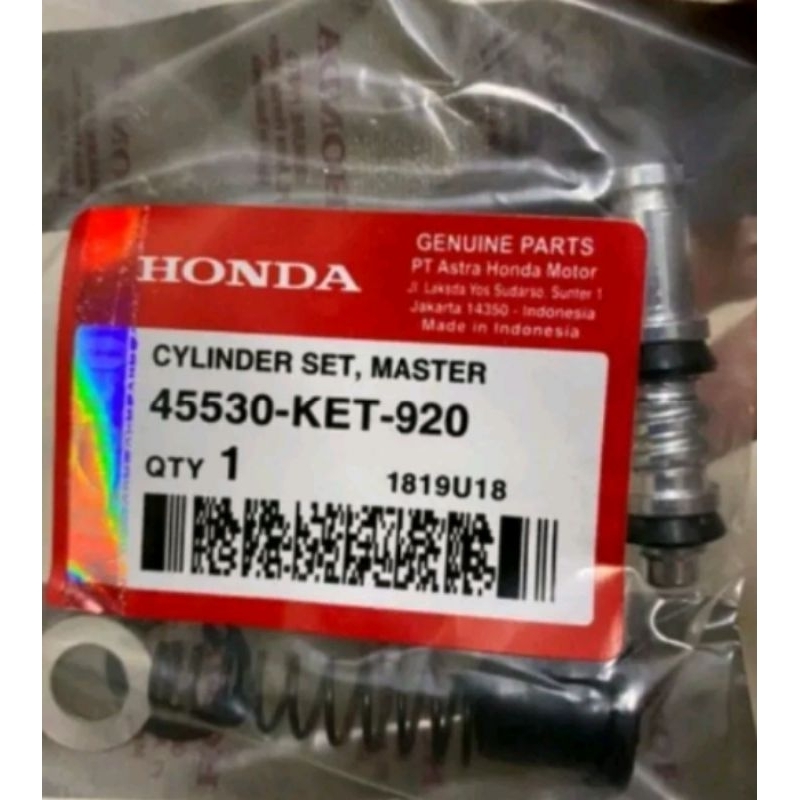 44530-KET-920 Cylinder Set Master Rem Depan Kharisma Supra X 125 Batman Fit New Revo 100 Vario 110 C