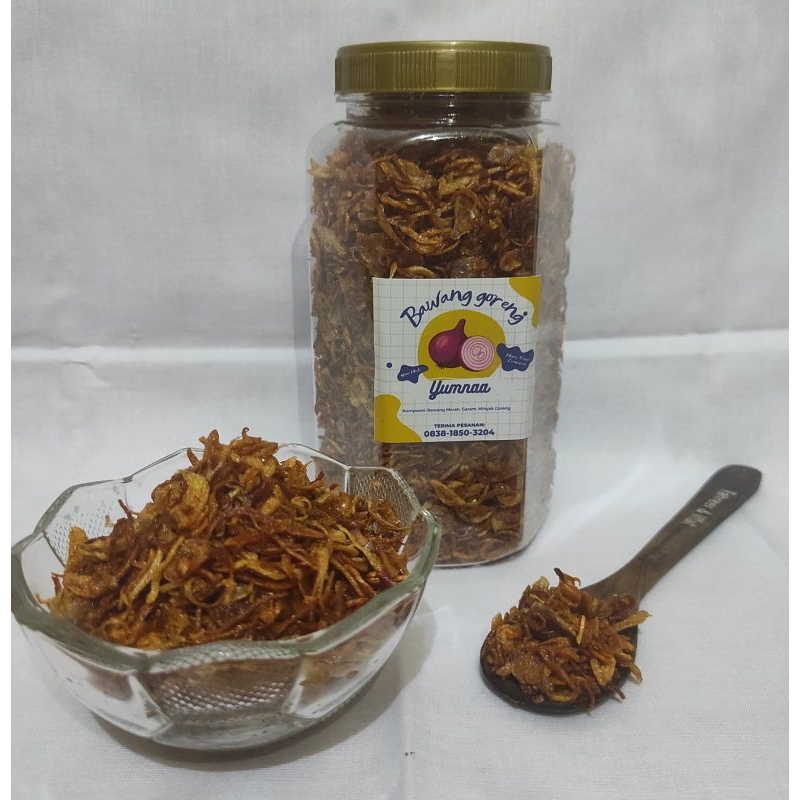 

Bawang Goreng Brebes Premium 200 gr / Bawang Goreng Murni Tanpa Campuran