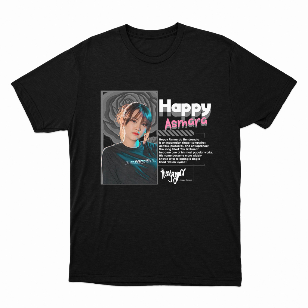Bappier Kaos T Shirt Happy Asmara