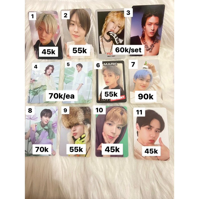 PHOTOCARD NCT DREAM NCT 127 MARK SMINI AYYO | TC MARK | NATURE REPUBLIC | YUTA AYYO CCOMAZ 2 BADDIES