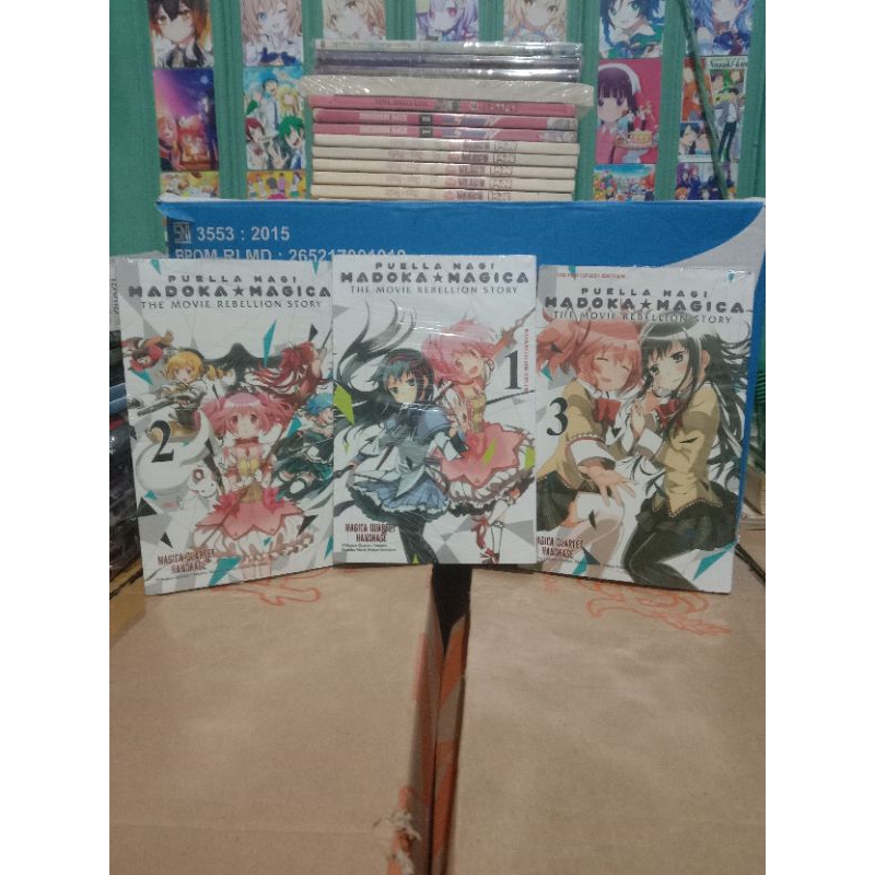 Komik puella magi Madoka Magica the movie rebellion story set 1-3 segel