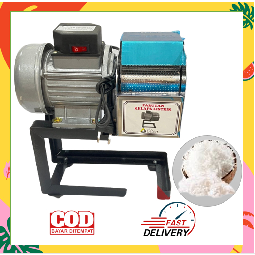 Parutan Kelapa Listrik Merk Bison Parutan Singkong Serbaguna Stainless steel