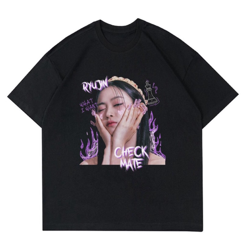 BAJU KAOS VINTAGE RYUJIN “CHECK MATE” | T-SHIRT VINTAGE RYUJIN CHECK MATE | BAJU KAOS OVERSIZE UNISE