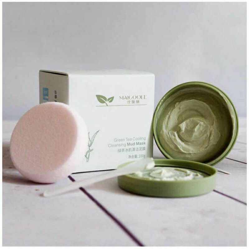 Medan Cod Masker Murah / Masker Wajah Murah Green Tea Mask Masker Lumpur Green Mask Maigoole Green T