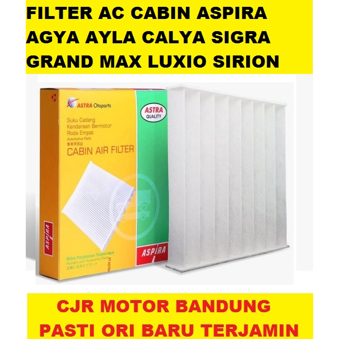 Filter Cabin AC Mobil AGYA AYLA CALYA SIGRA GRAND MAX LUXIO ASPIRA