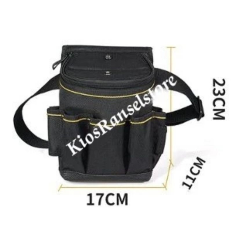 tas obeng peralatan tukang bangunan tas pinggang bor