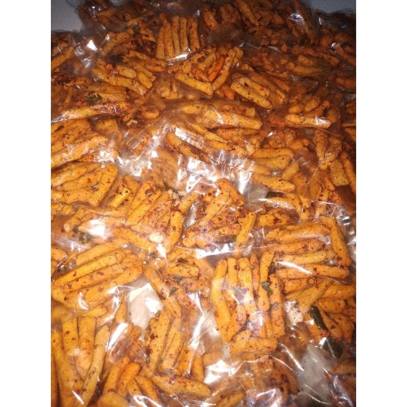 

Basreng Pedas Daun Jeruk/Bastik Pedas/Cemilan