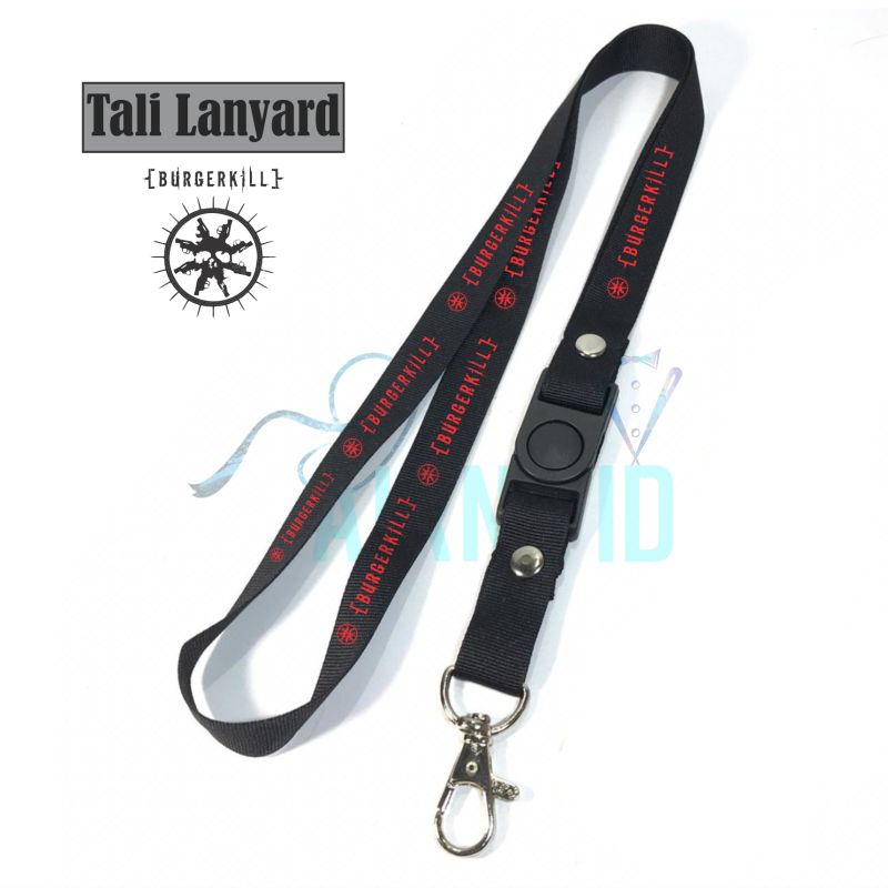 

Tali Lanyard BURGERKILL | BAND METAL ROCK | Tali Gantungan
